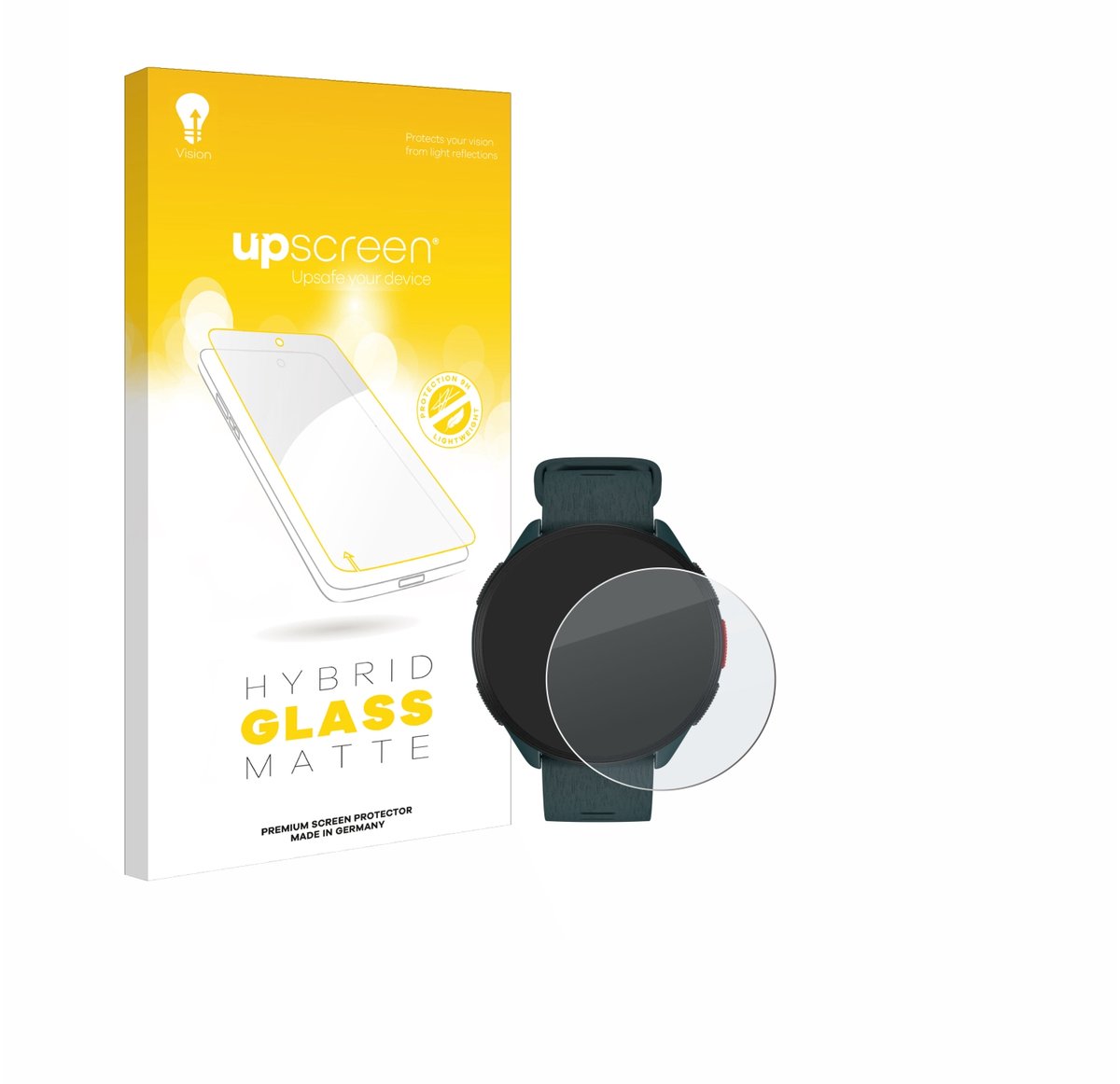 upscreen - Screenprotector voor Polar Pacer - Folie Beschermfolie Beschermglas matte
