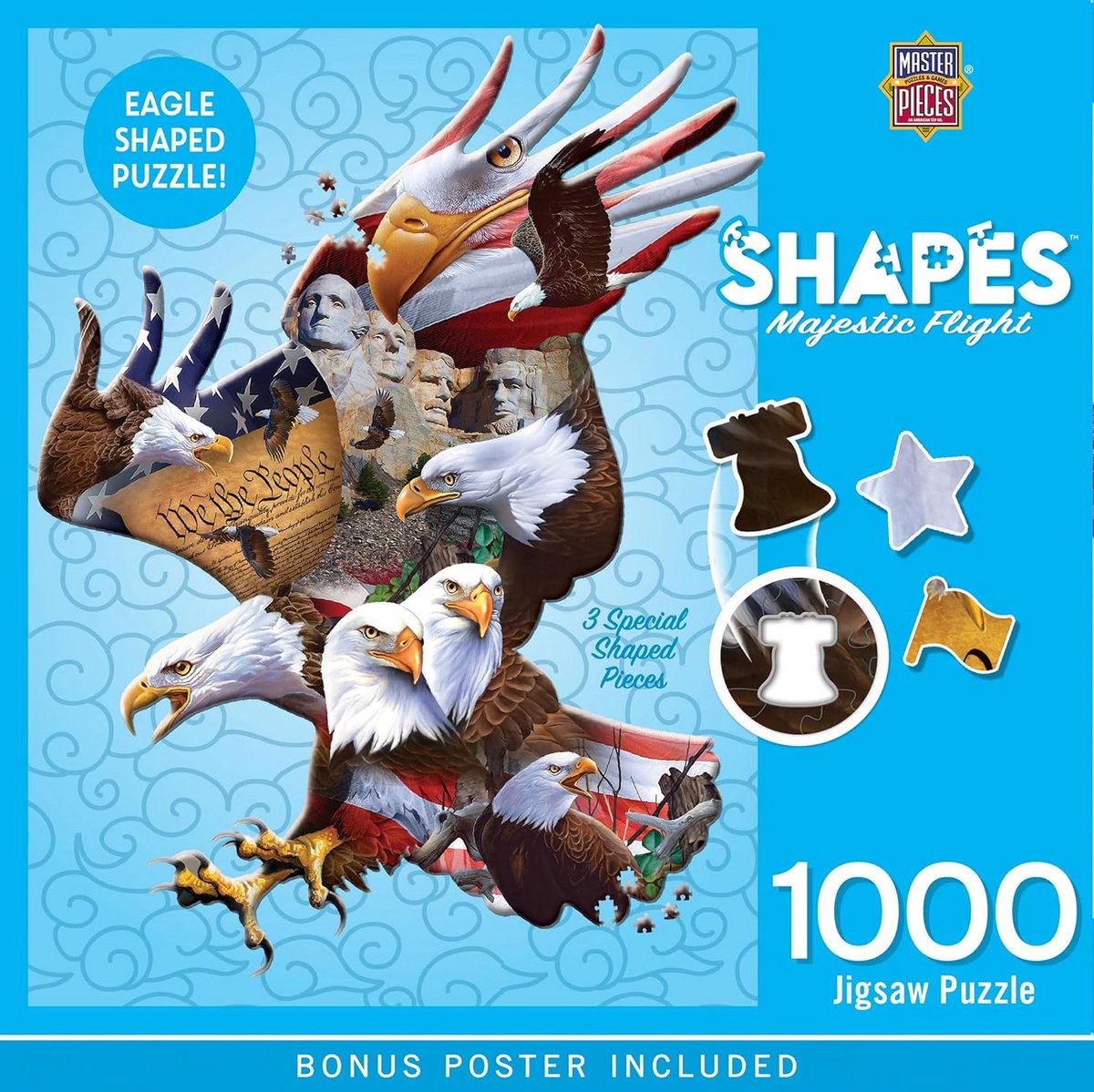 Puzzel 1000 Stukjes Majestueuze Vlucht - Hoogwaardige Legpuzzel voor Volwassenen en Familie