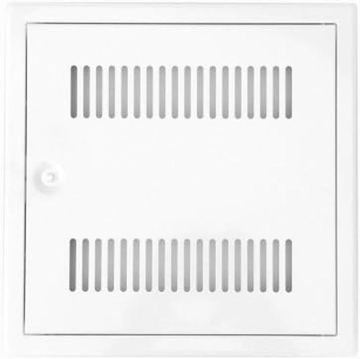Inspectiedeur Wit 30x30 cm met Ventilatie en Vierkante Sluiting