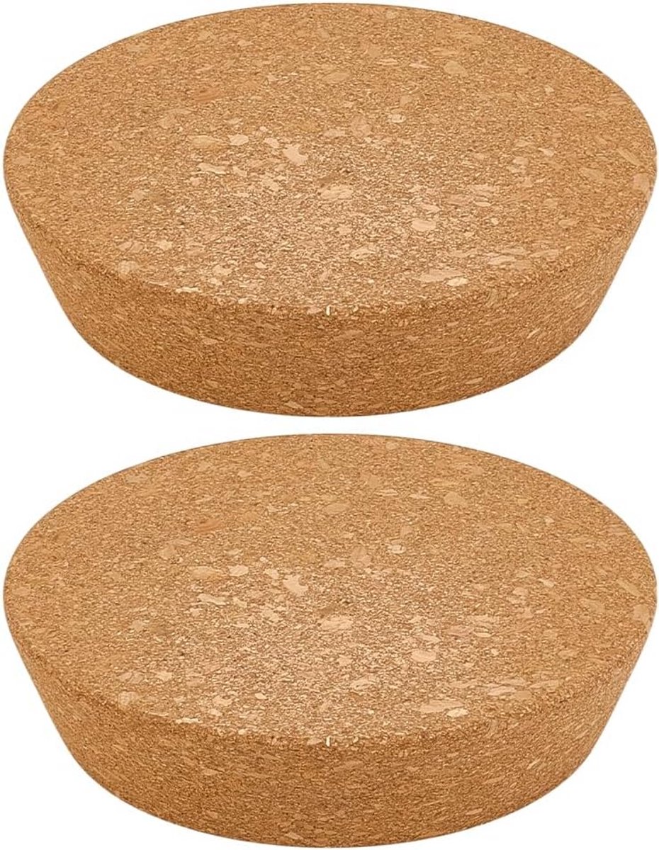 2x Grote Tapse Kurken voor Potten en Flessen - XL Kurken Deksel