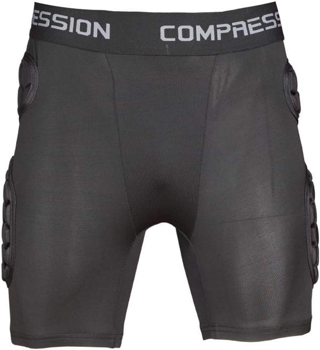 Gewatteerde Voetbalbroek voor Volwassenen met Sponsbescherming en Compressieshirt