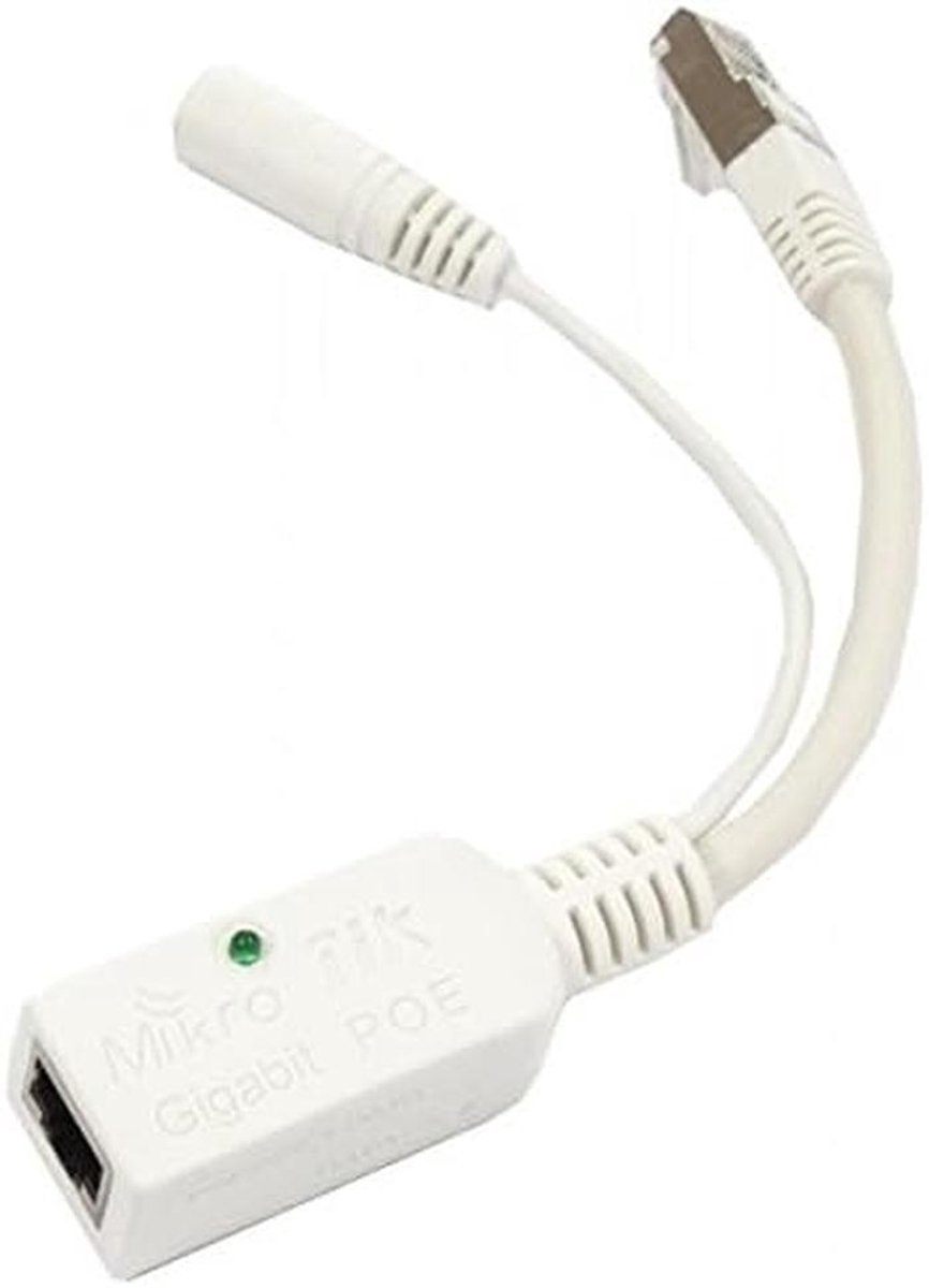 Passieve Gigabit PoE-injector voor netwerkapparatuur