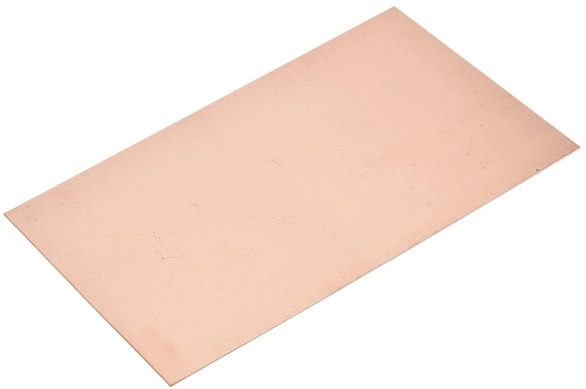 Dubbelzijdige Koperen Printplaat Laminiaal FR4 Glasvezel 300x200x1.5mm