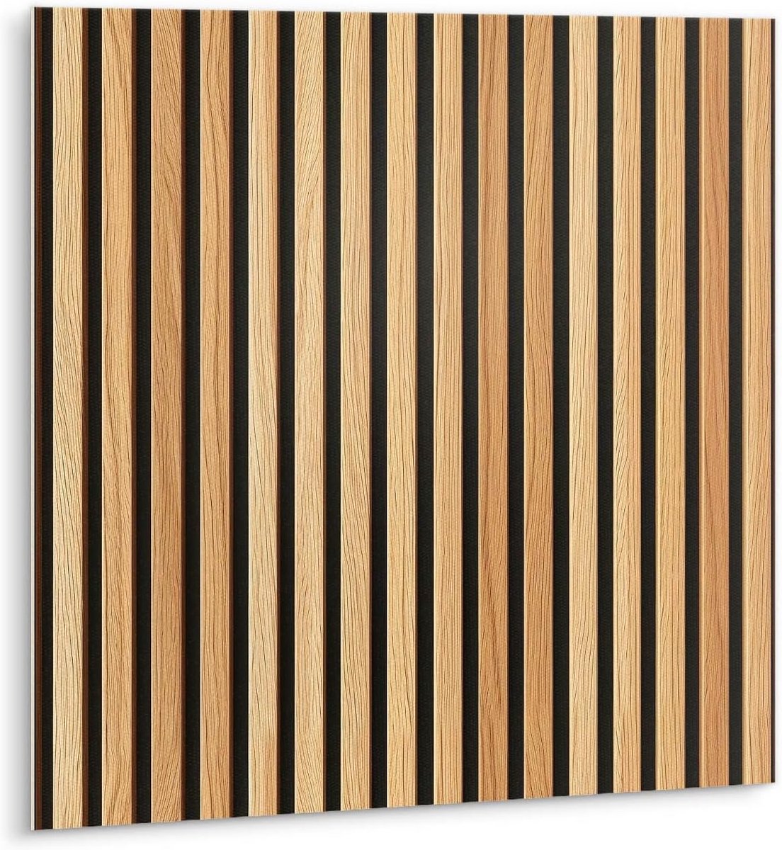 Zelfklevende Wand- en Vloertegels PVC - Houtlook Lamelpatroon voor Keuken en Badkamer (9 s