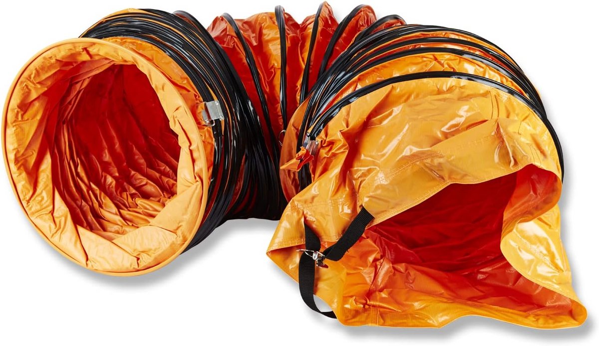 Flexibele PVC Ventilatieslang 200mm (8 inch) - Industrieel Luchtafvoerkanaal - Vlamvertragend