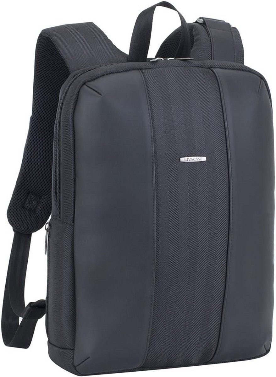 Stylische Zwarte Laptop Rugzak voor 14 Inch Notebooks en Tablets