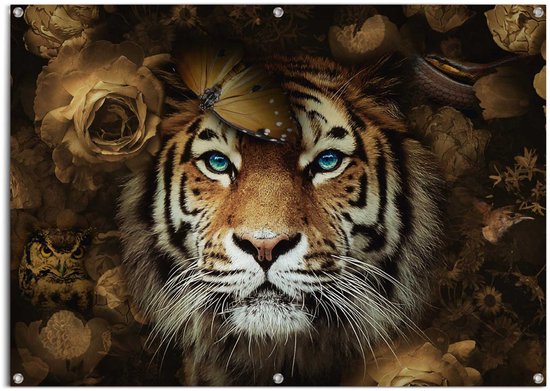 Affiche de jardin Tigre
