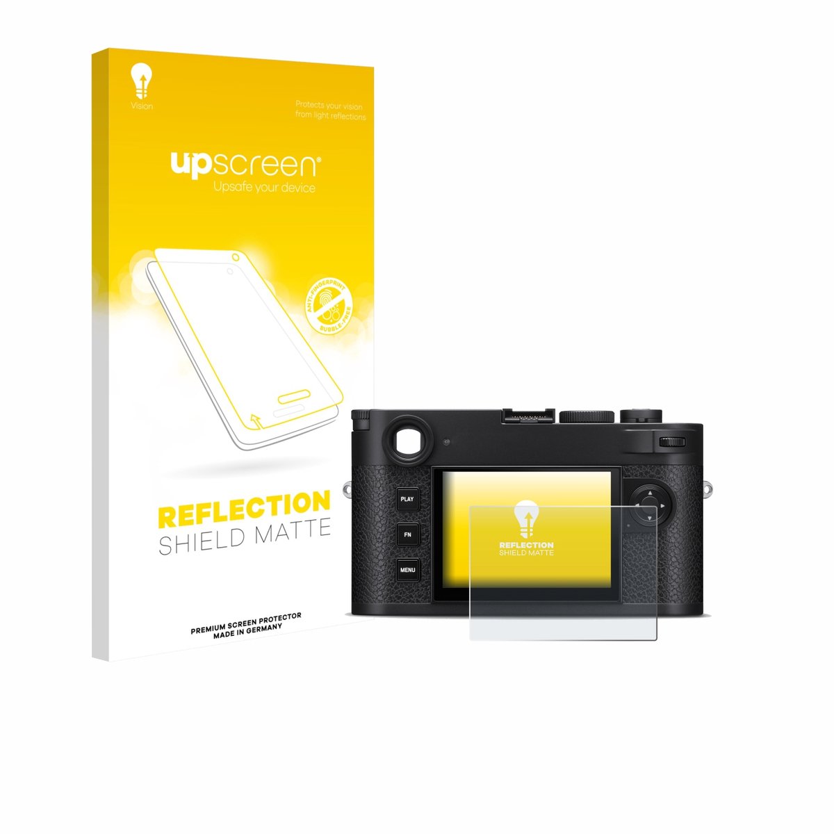 upscreen - Screenprotector voor Leica M11-P Safari - Folie Beschermfolie anti glare matte