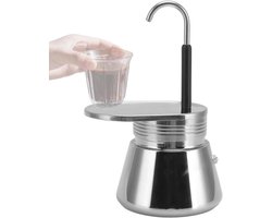 Espresso Koffiezetapparaat Mini Rvs Enkele Uitloop Moka Pot 1 Cup Thuis Camping
