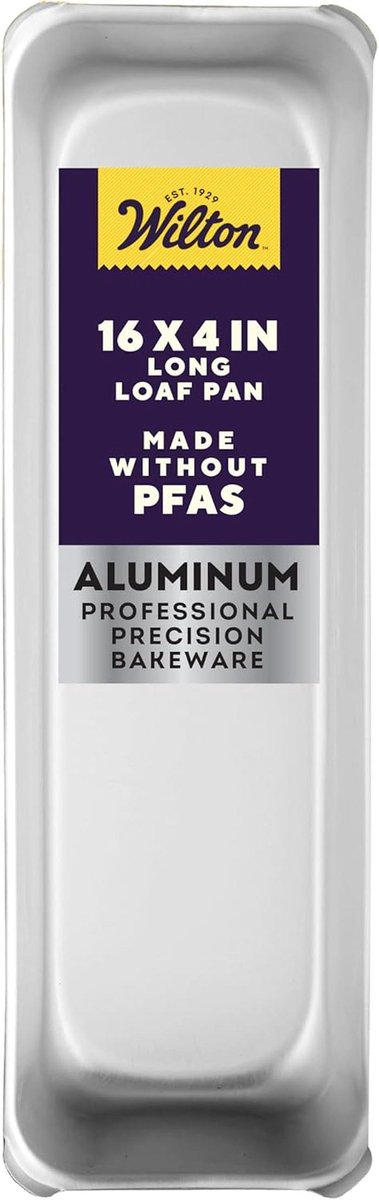 Aluminium Langwerpige Cakevorm met Poten voor Cake en Brood