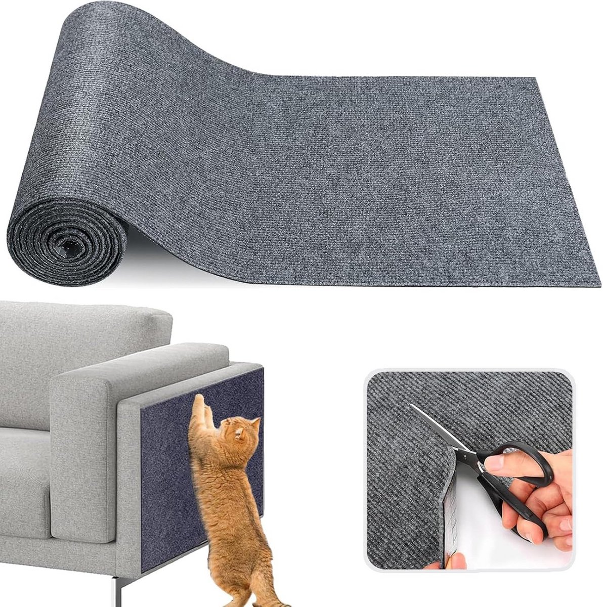 Zelfklevende krabmat voor katten 40 x 100 cm op maat snijden