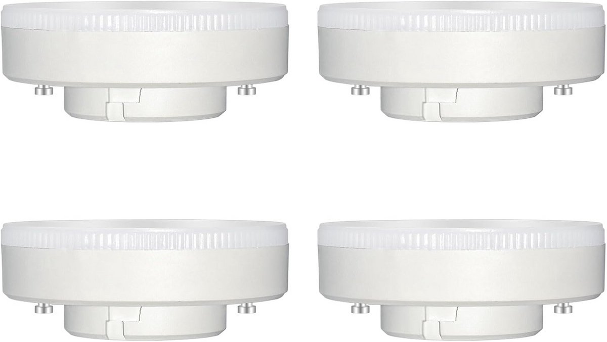 GX53 LED Lamp 9W Warm Wit 2700K 800LM Vervangt Halogeen 4 Stuks