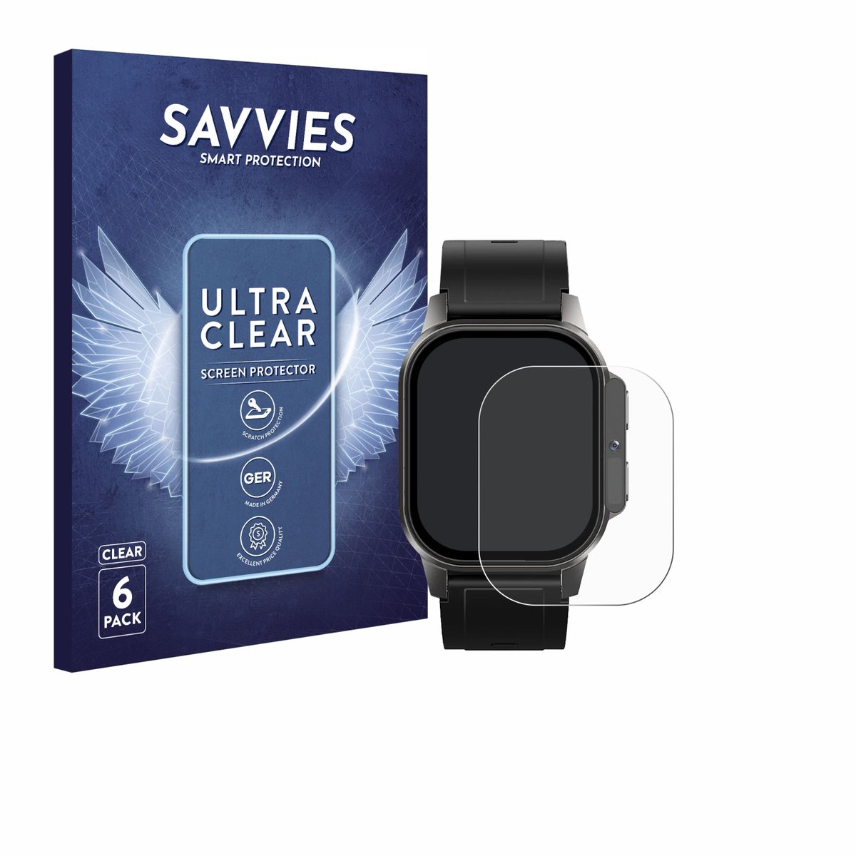 Savvies - Screenprotector voor RAYOFI DM62 - Folie Beschermfolie transparant 6 Stuks