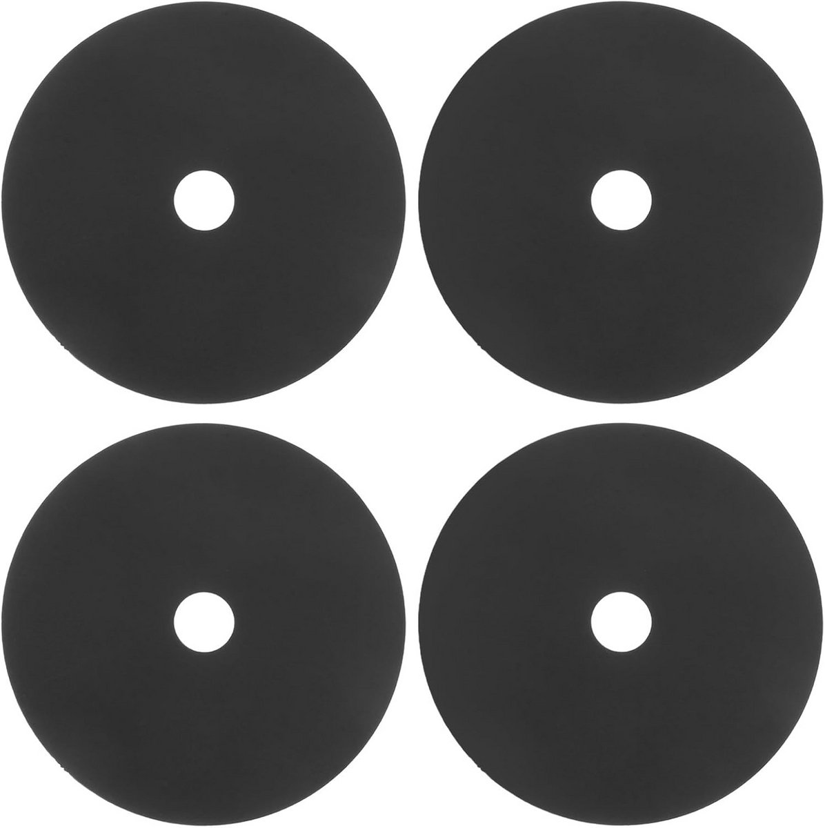 4x Universele WC Borstel Deksel Reserve Schijven - Spatbescherming & Geurblokkering