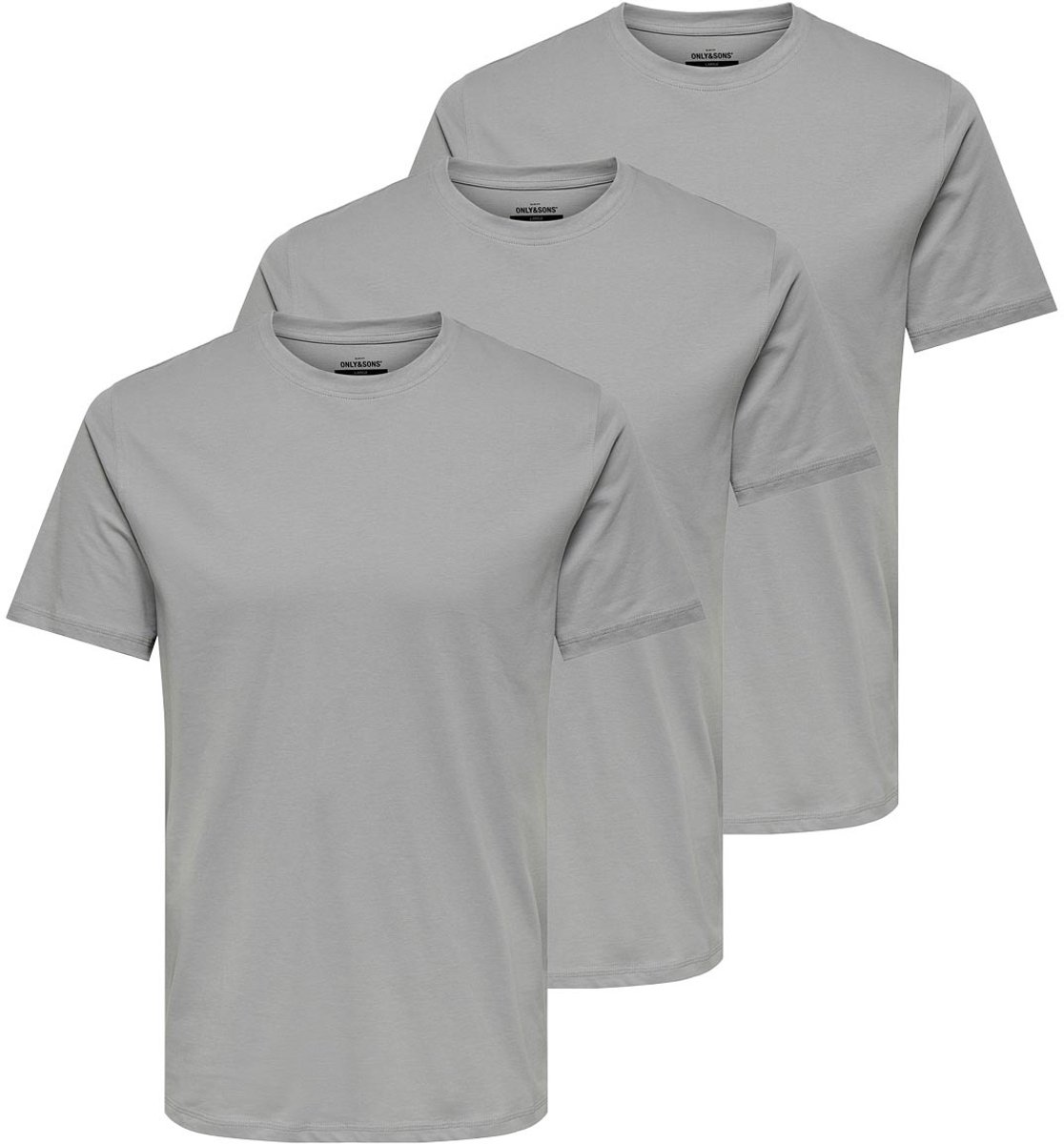 Only & Sons Heren t-shirt 3 pack MAX