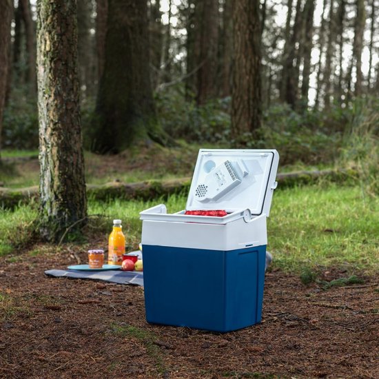 Florixa® Elektrische koelbox 12 en 230 volt - Elektrische koelbox - Koelbox -Blauw - ‎30cm x 41cm x 45cm van Merkloos — afbeelding 3