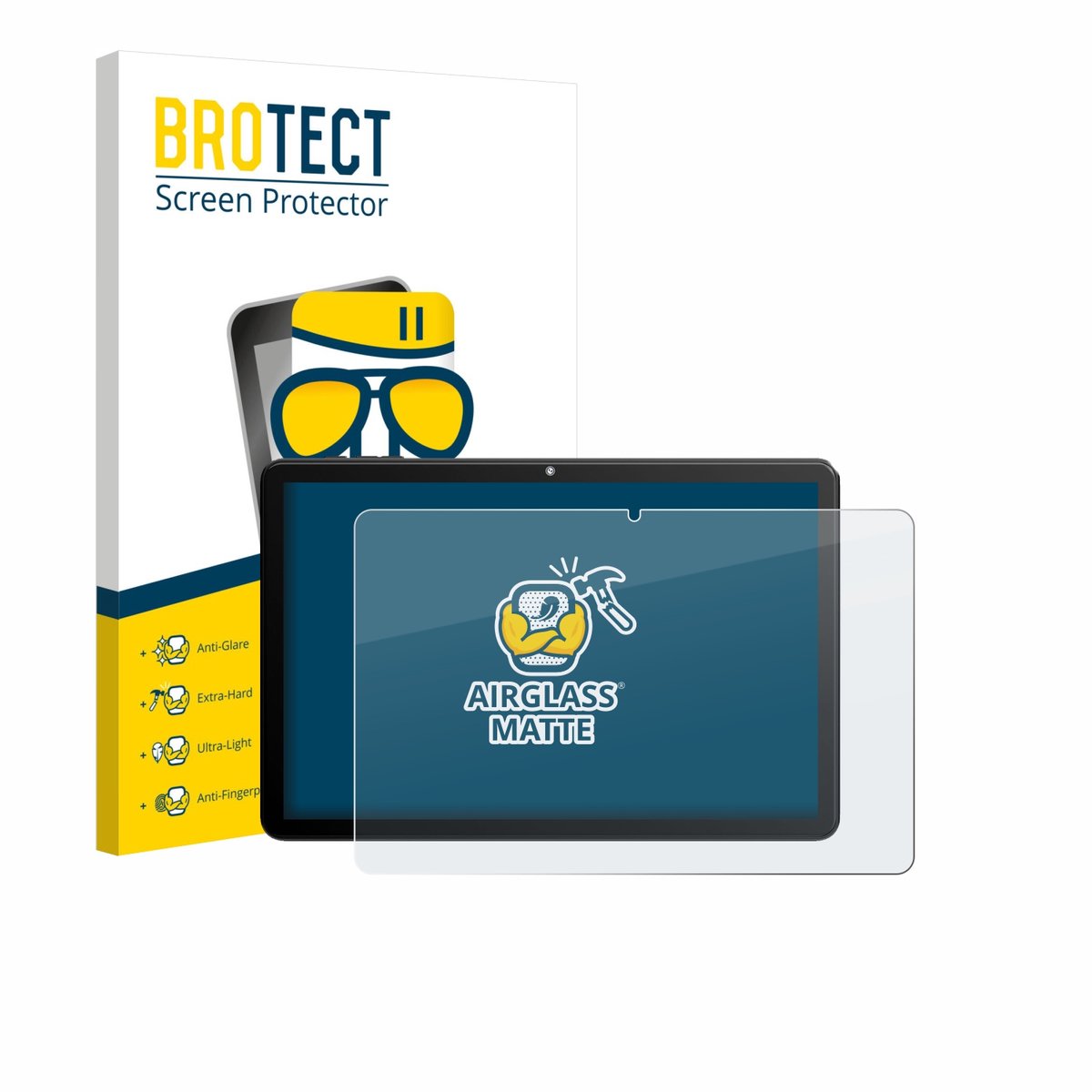 BROTECT - Screenprotector voor Rebecco Z50 10.1" - Folie Beschermfolie Beschermglas matte