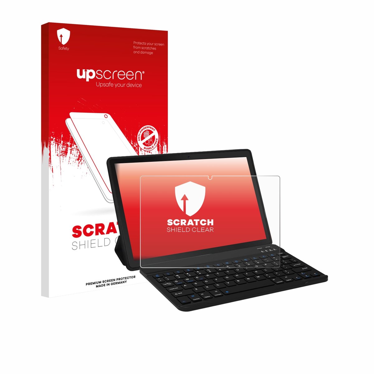 upscreen - Screenprotector voor Laptok YXPA7LBK 11" - Folie Beschermfolie transparant