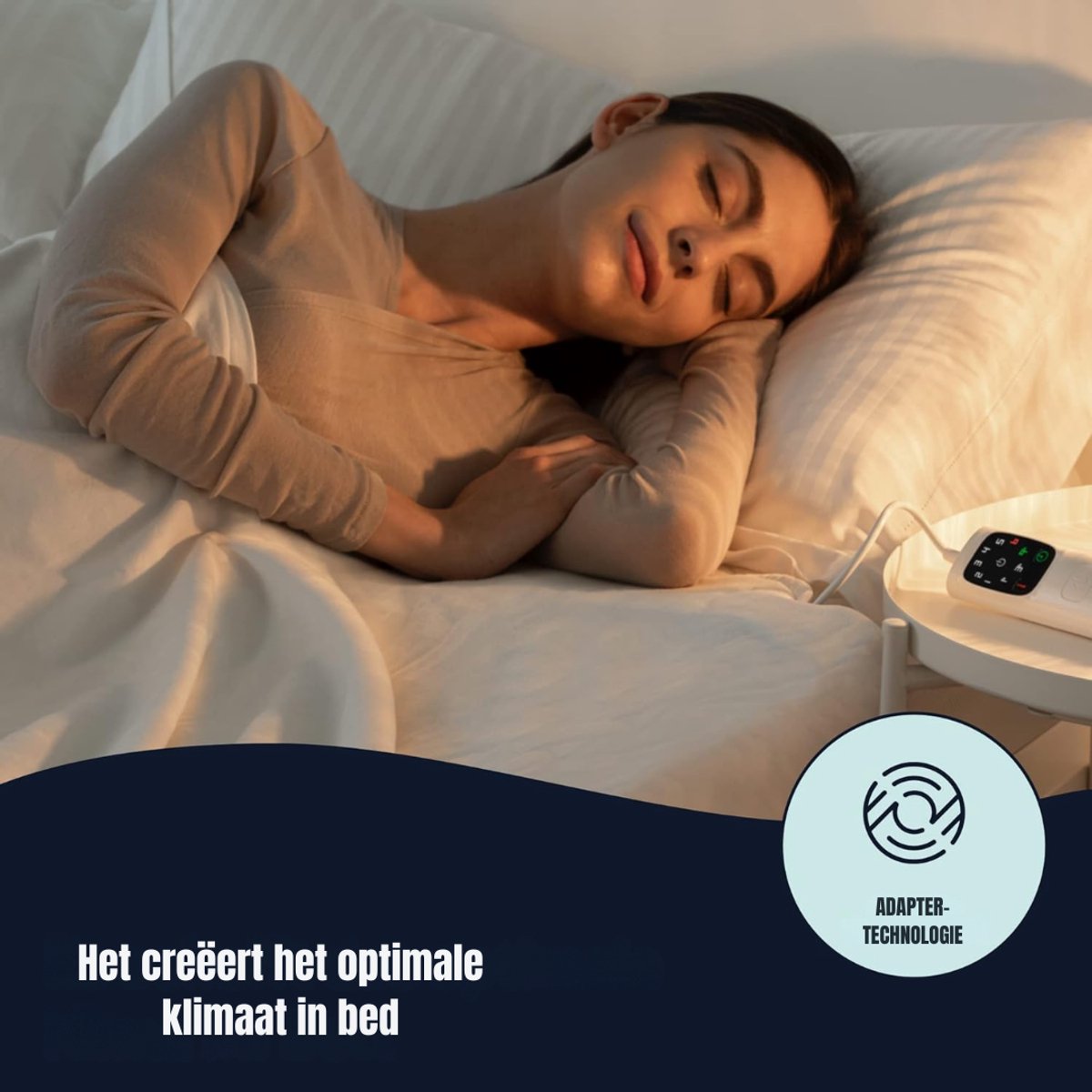 Florixa® Elektrische Onderdeken 1 Persoons Wit 150x80 cm - afbeelding 3