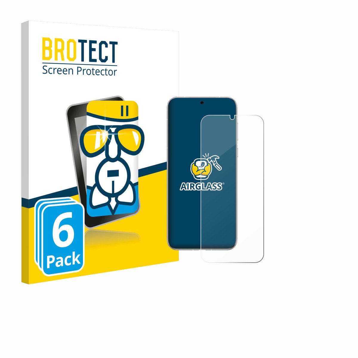 Screenprotector 6 Stuks voor Huawei Pura 80 Ultra Beschermglas transparant