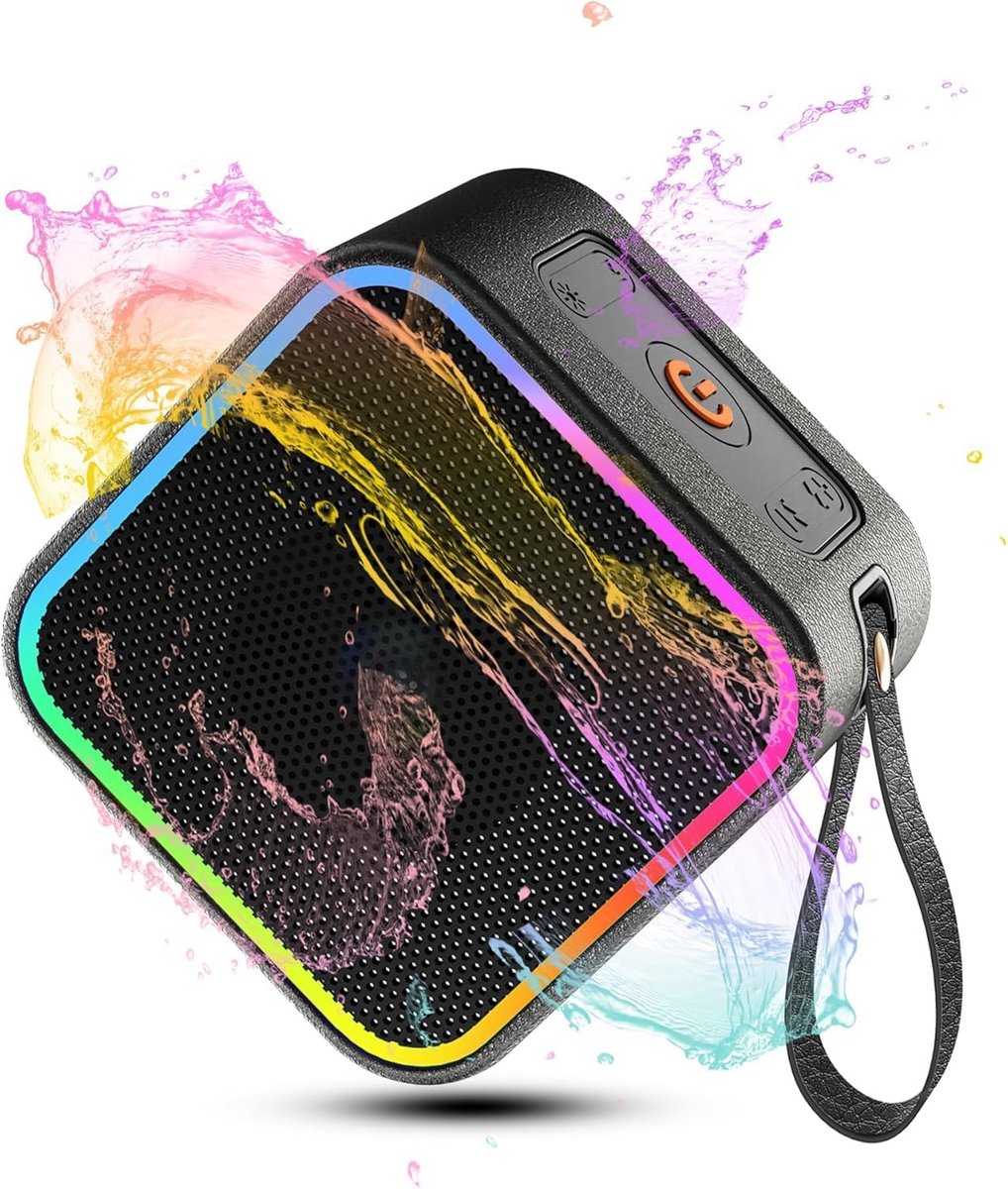 Draagbare Bluetooth Speaker met Diepe Bas en RGB Verlichting