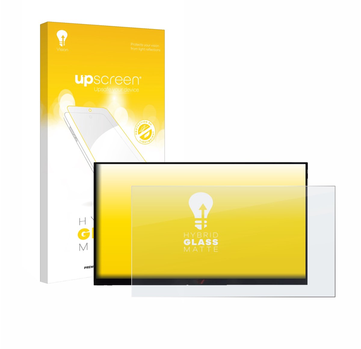 upscreen - Screenprotector voor Verbatim PMT-15 - Folie Beschermfolie Beschermglas matte