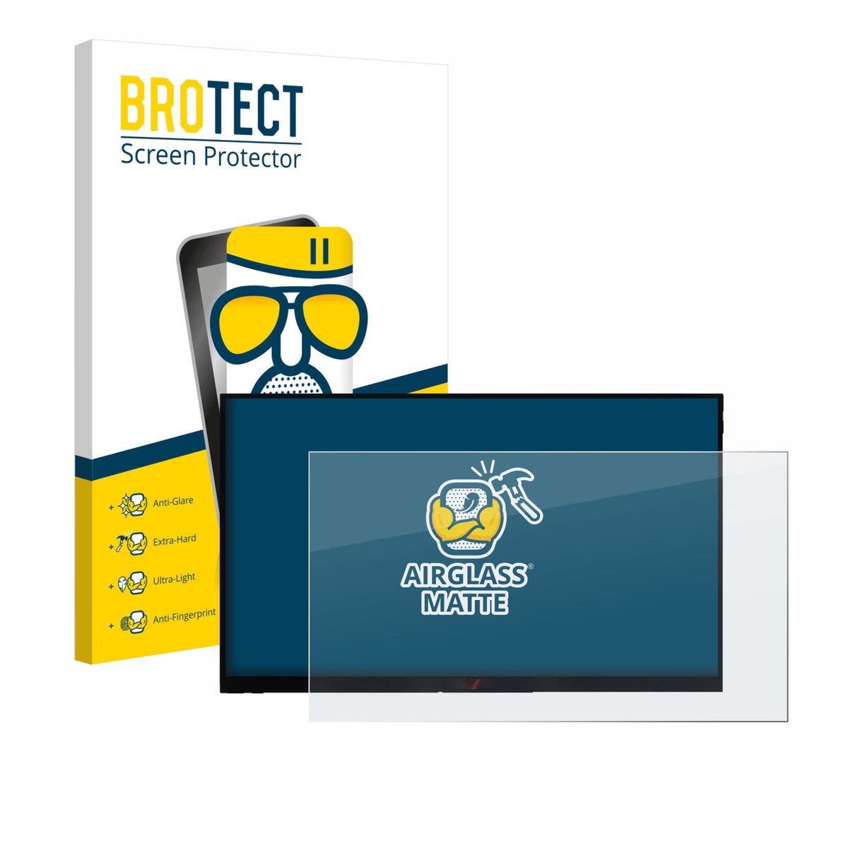BROTECT - Screenprotector voor Verbatim PMT-15 - Folie Beschermfolie Beschermglas matte