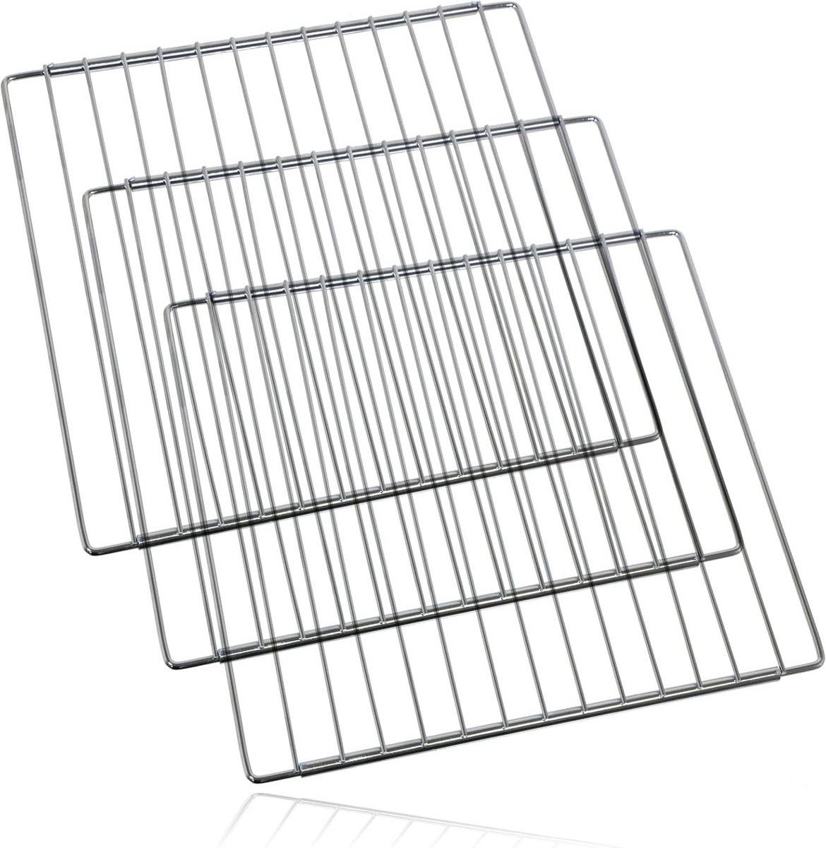 Uitschuifbare Chrome Plank voor Oven of Fornuis (3 Stuks)