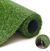Tapiso Kunstgras Grastapijt Canyoo Groen 20 mm Gras voor Balkon Tuin Terras Maat- 300x450