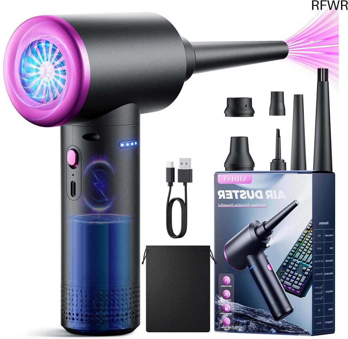 Air Duster - Perslucht - Meubelreiniger - Draadloos - Luchtblazer
