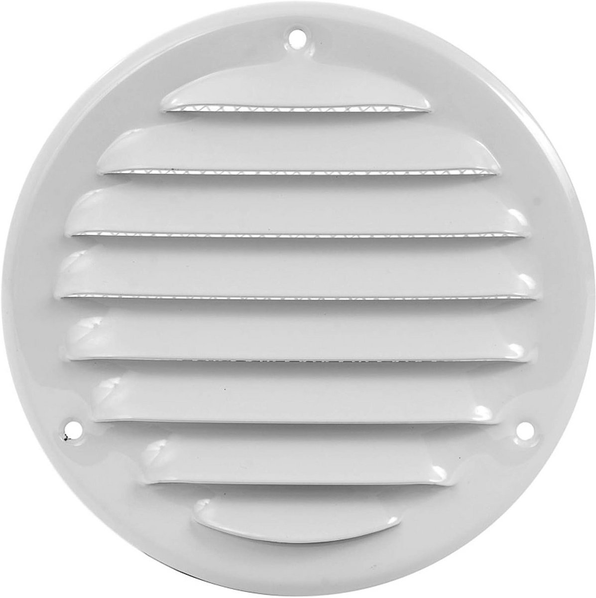 Afsluitbaar Wandventilatierooster met Insectenhor en Metaalafwerking