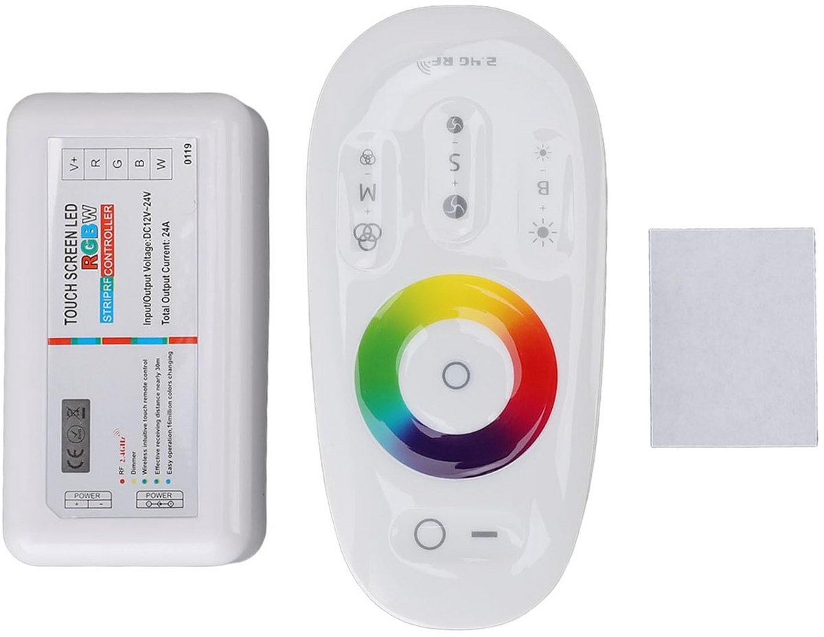 Draadloze RGB LED Dimmer Controller 12V/24V met RF Touch Afstandsbediening