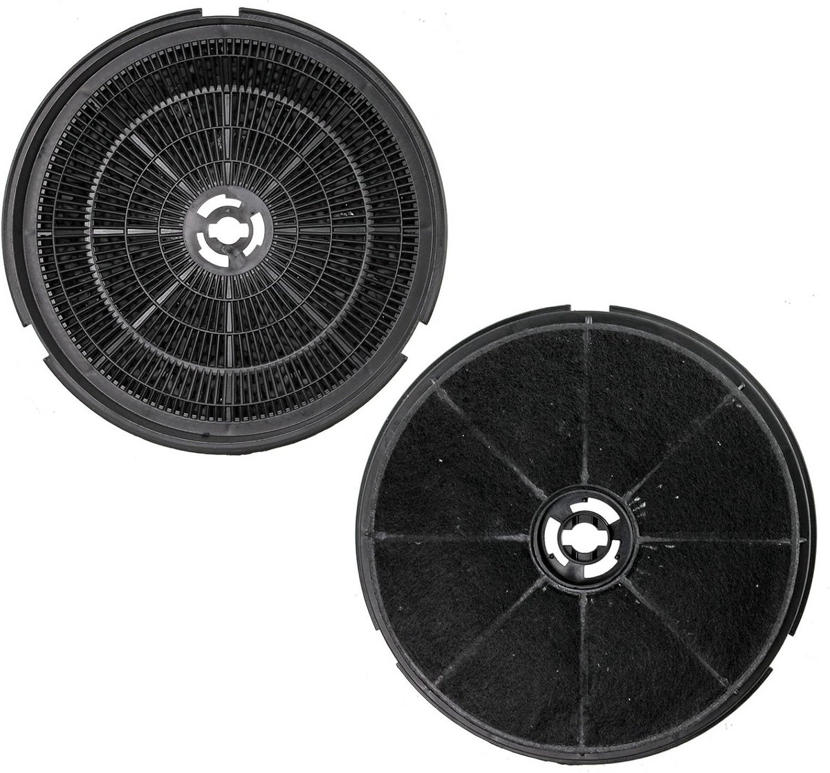 Set van 2 Koolstoffilters voor Afzuigkap Universeel Vervangbaar 190x38mm