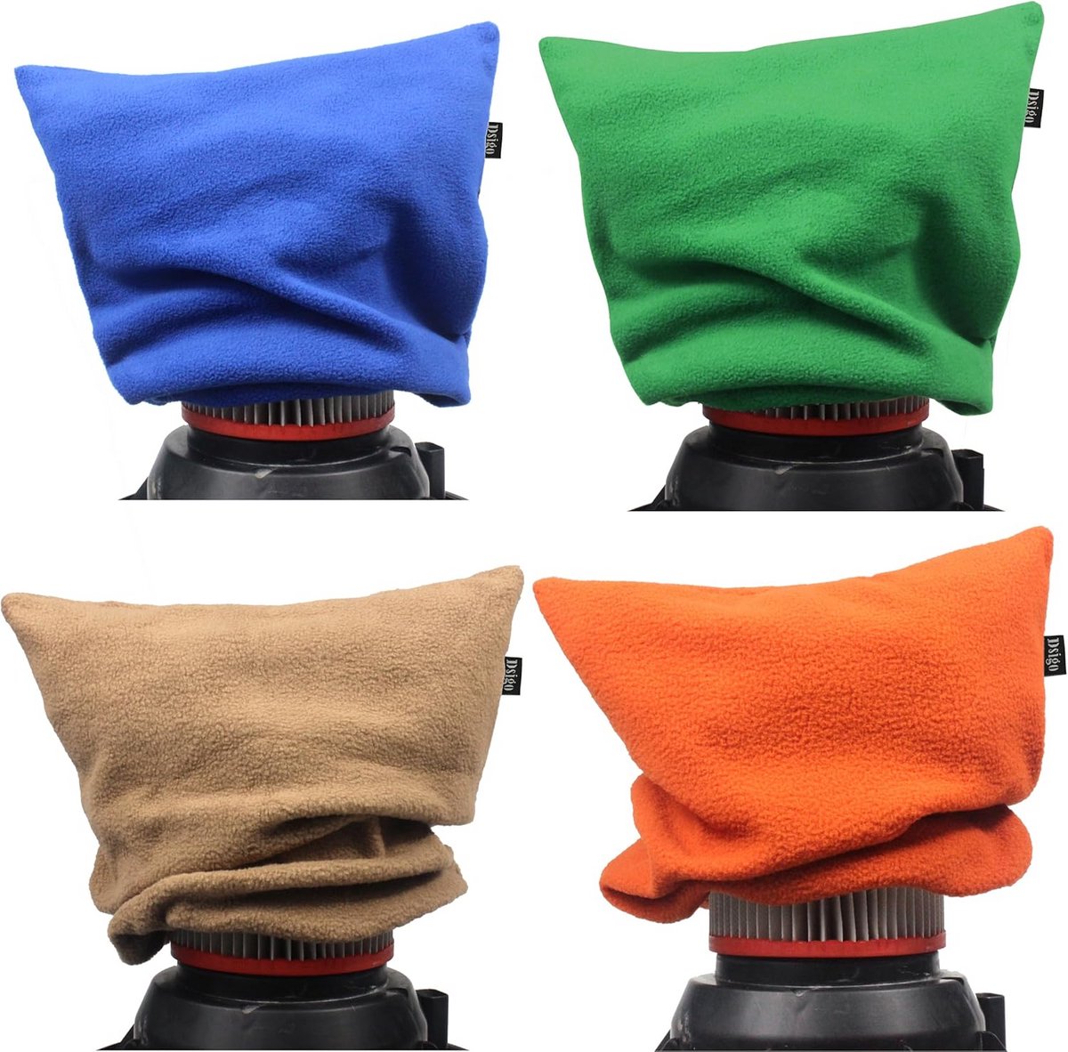 4 Stuks Vacuümfilter Afdekking voor Nat/Droog Stofzuigers 4-16 Gallon - Herbruikbaar Stofreservoir