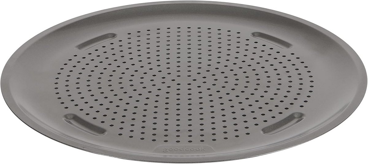 Grote Pizza Pan 36 cm Koolstofstaal Anti-aanbak voor Knapperige Bodem