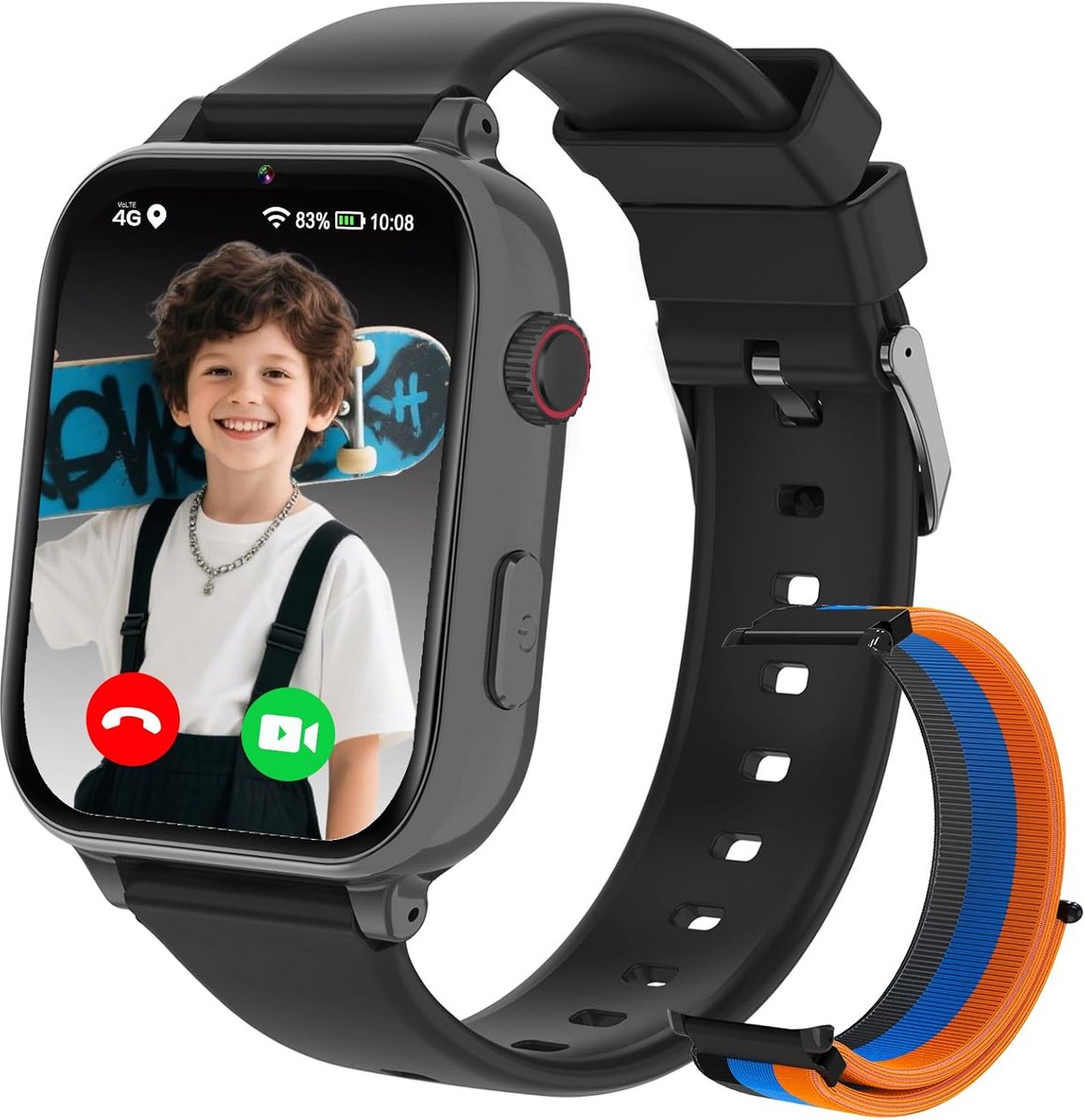 GPS Tracker Kind - GPS Horloge Kind - Licht Blauw - Veiligheid