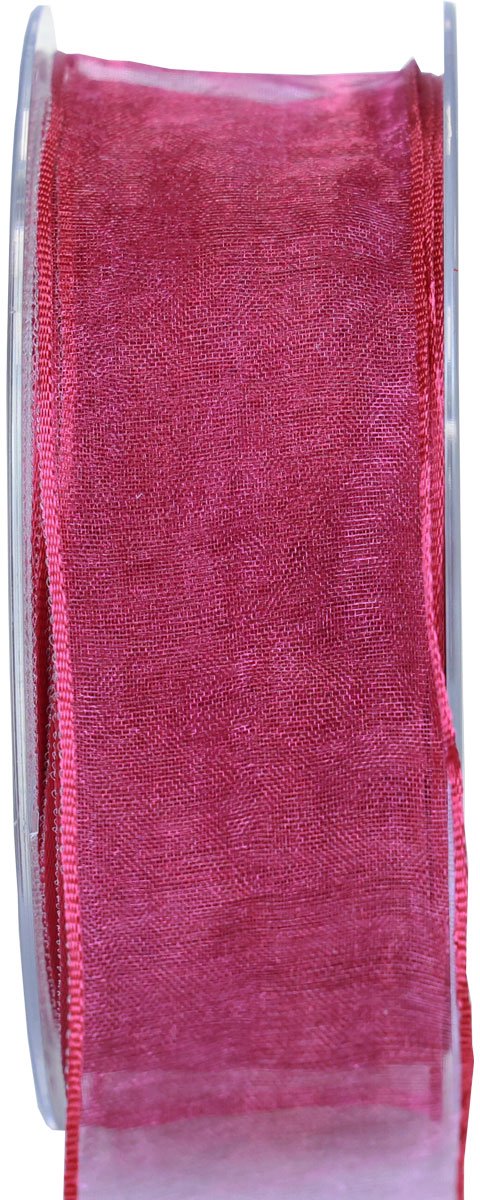 Chiffonlint organzalint sierlint organza paars 40mm 20m