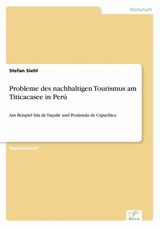 Probleme des nachhaltigen Tourismus am Titicacasee in Perú - cover