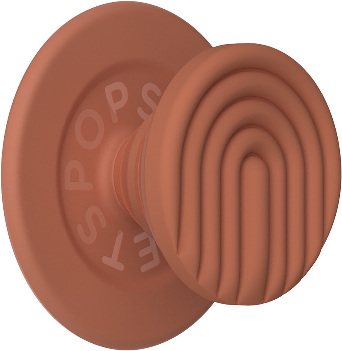PopSockets, PopOut MagSafe-houder voor smartphone Curves-collectie, Lichtbruin