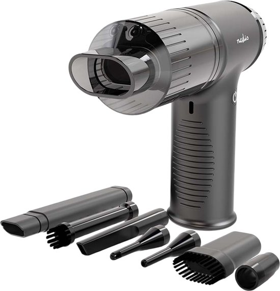 Nedis Handstofzuiger - Luchtblazer - 90 W - Oplaadbaar - Drogen - Li-Ion - Zwart
