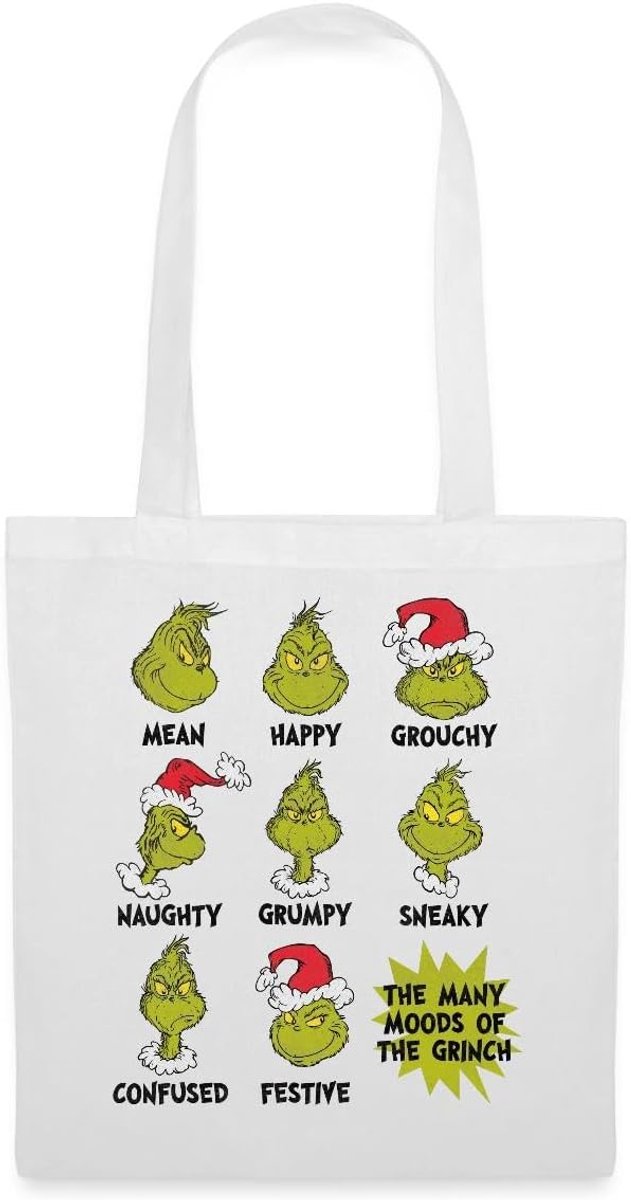 Draagtas - Schoudertas Stoffen Tas - Boodschappen Doen - 10 Liter Inhoud - 38 x 38 cm