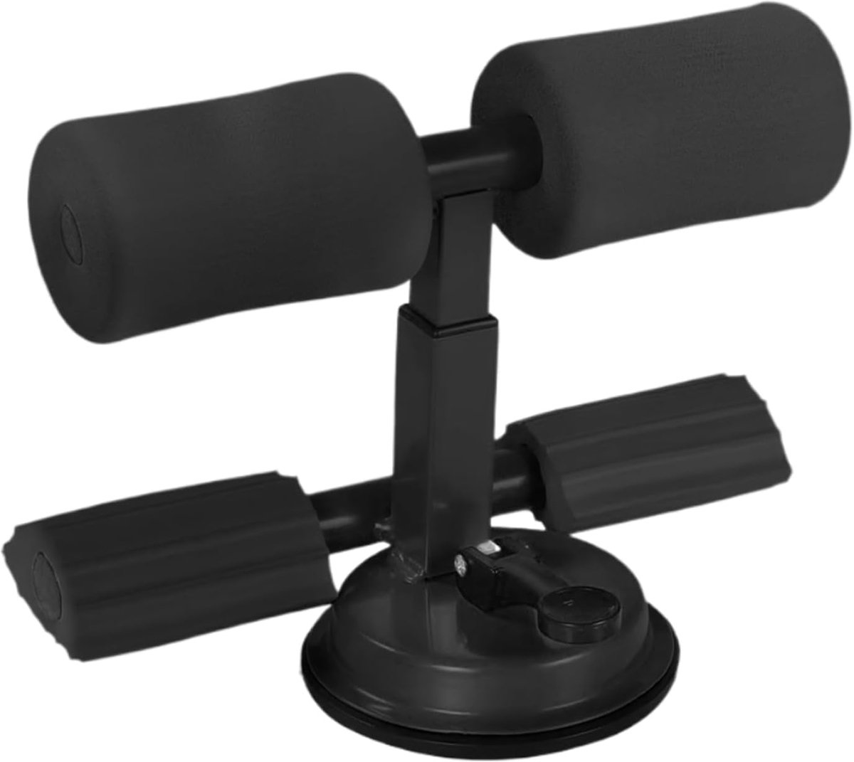 Buikspiertrainer - Buikspiermachine trainer - Thuis sporten - Verstelbare steun - 26x16 cm - Zwart