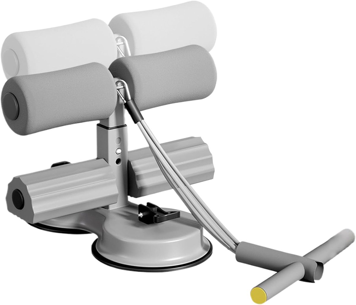 Buiktrainer - Core Trainer - Thuis Fitness - Krachtige Zuigkracht - 27x25.5x20.5cm - Grijs