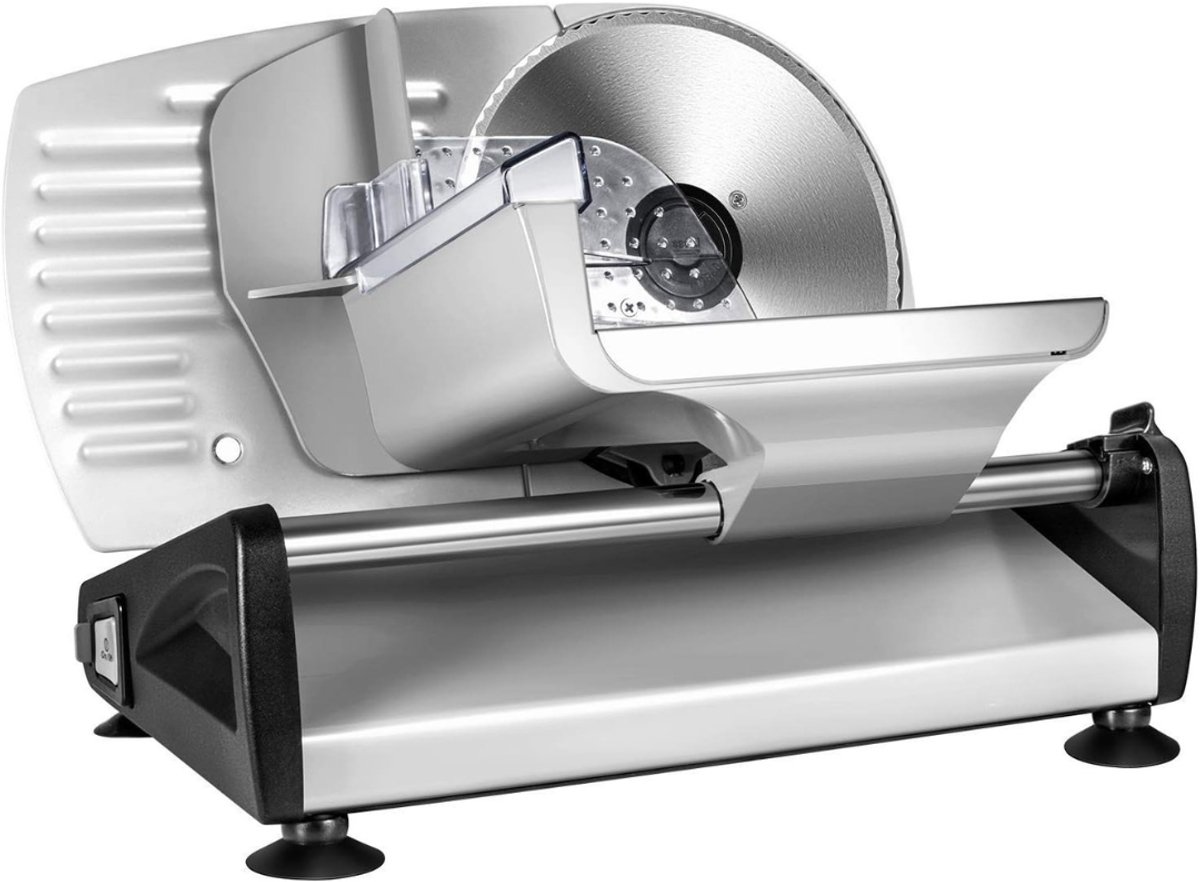SVN® Vleessnijmachine - Ijsbad - Broodsnijmachine - Zilver - 36cm x 19cm x 19cm