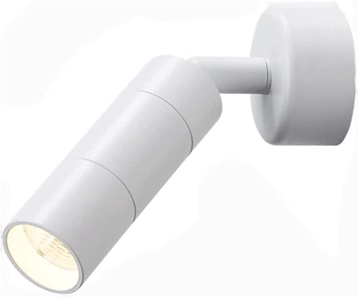 Moderne Wandlamp - Leeslicht Plafond - Sfeerverlichting Binnen - Verstelbare Hoek - 3x2x1 cm - Wit
