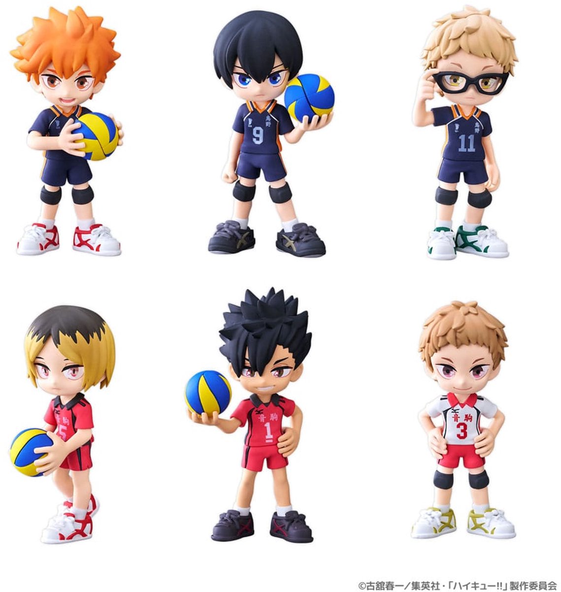 Haikyu!! PalVerse PVC Figures 9 cm (Price per random figure)