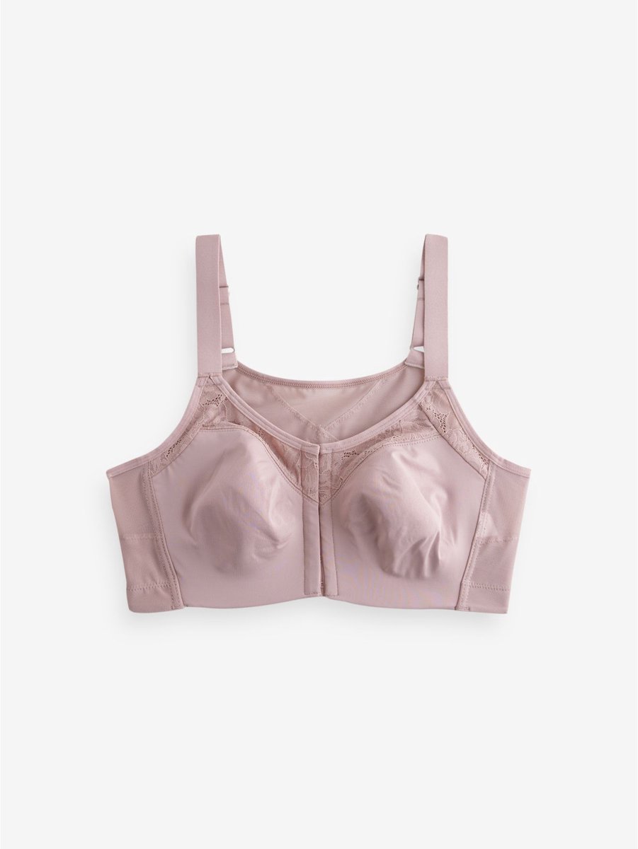 Next Dames - Total Support-beha met gladde achterkant en voorsluiting - Roze Pink
