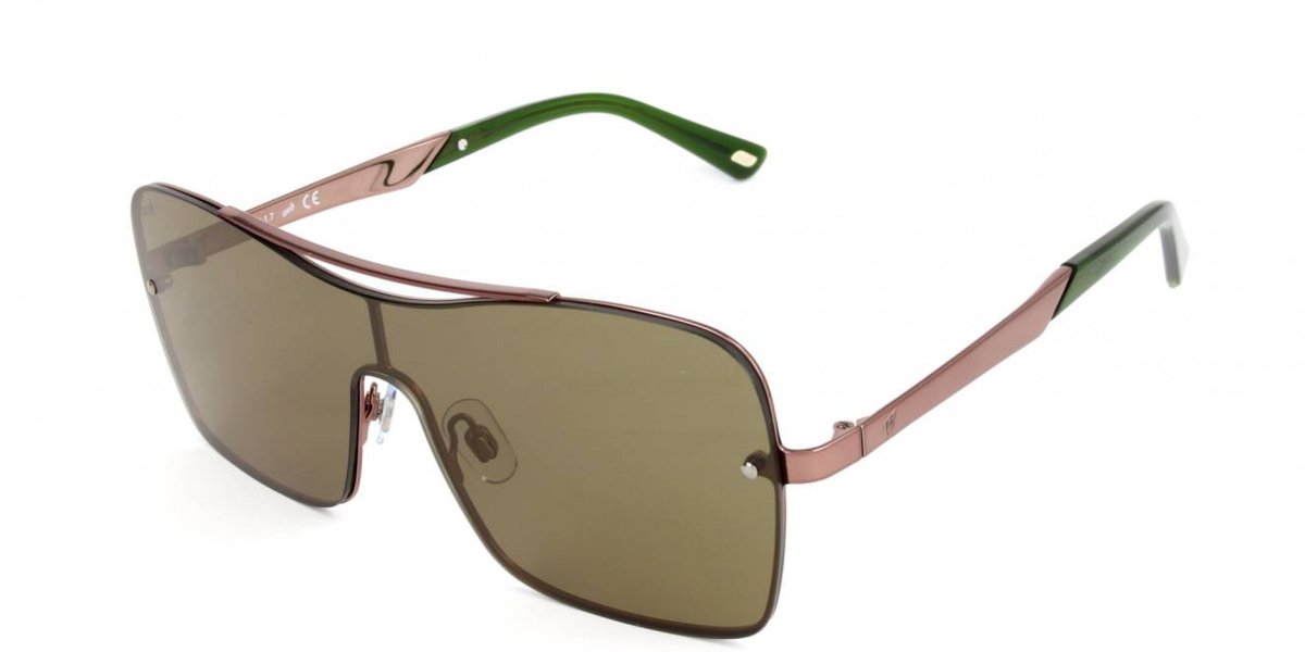 Web WE0202 Shiny dark bronze 0/0/140 UNISEX Zonnebrillen
