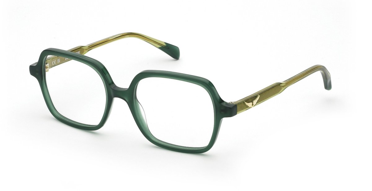 Zadig&voltaire VZJ052 Verde opalino lucido 48/16/135 JUNIOR Brilmonturen