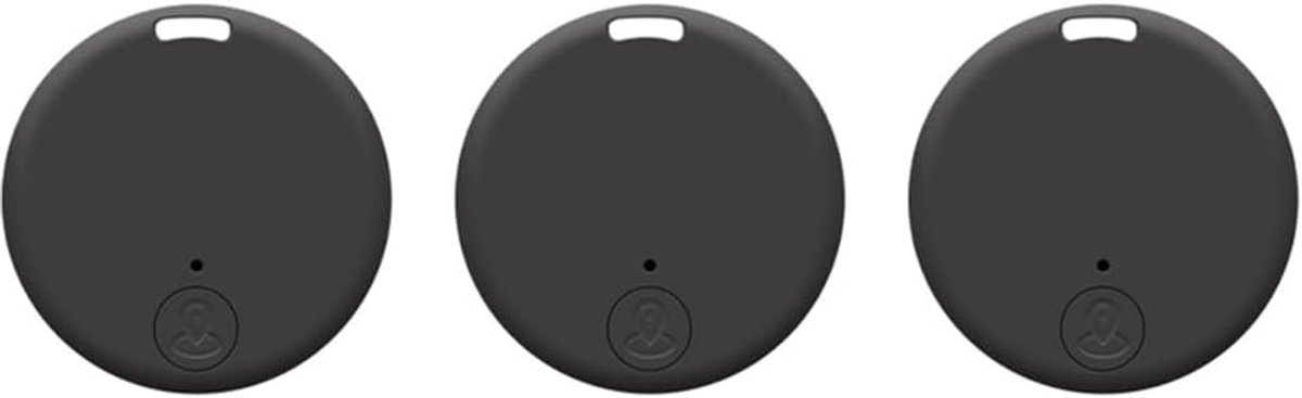 GPS Tracker Set - Mini Zoeker - Objecten Lokaliseren - 3 Stuks Inbegrepen - 28 Gram - Zwart